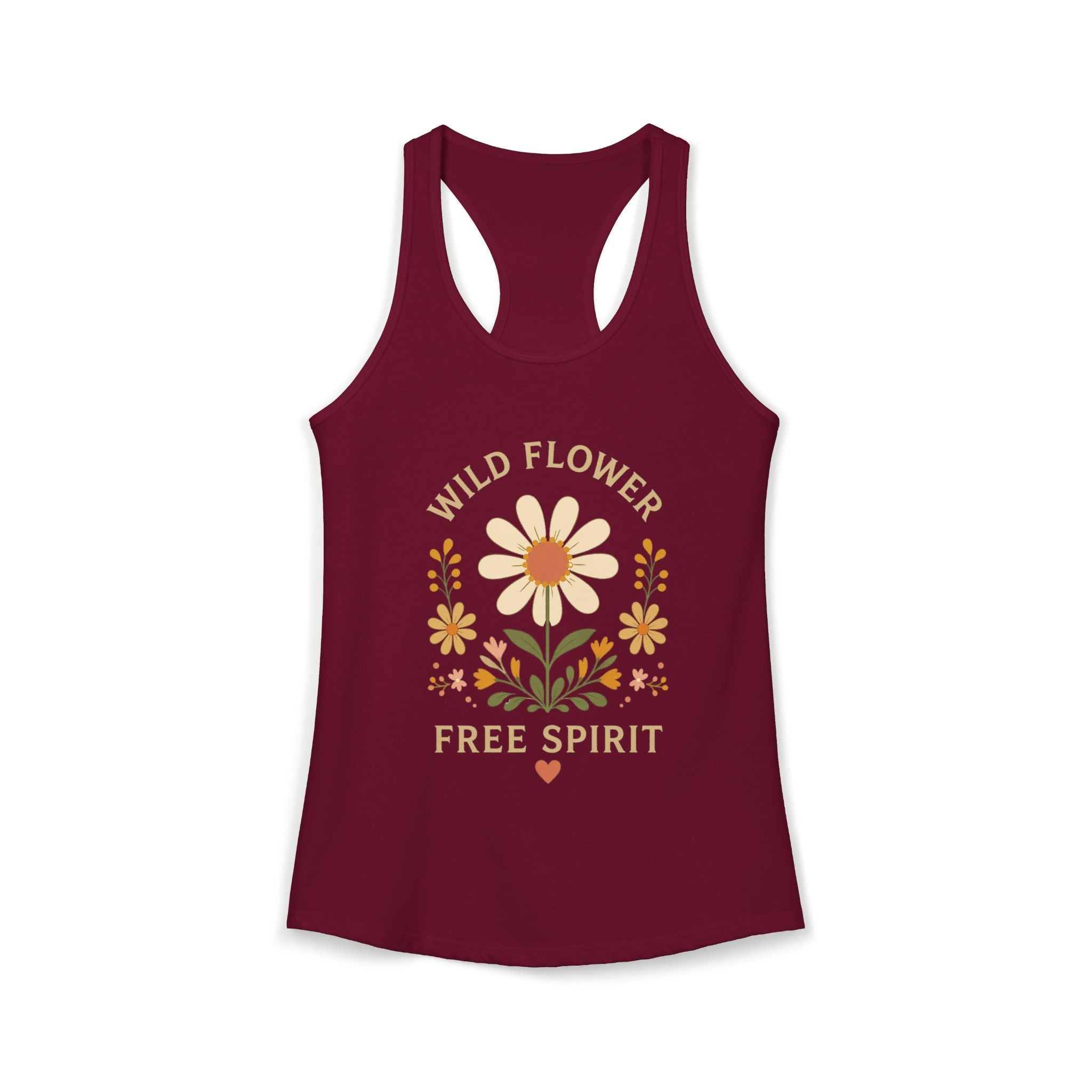 Wild Flower Free Spirit Women's Ideal Racerback Tank