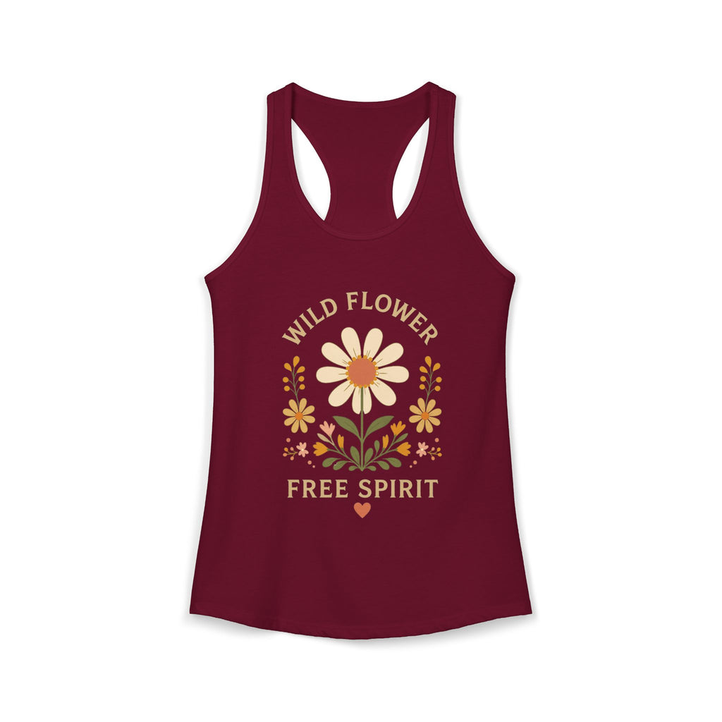 Wild Flower Free Spirit Women's Ideal Racerback Tank