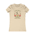 Moon Child Floral Tee — "Stay Wild" Women's Graphic T-Shirt