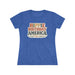 Hippie Birthday America Women’s Soft Tee – Peace • Love • Equality Retro Graphic