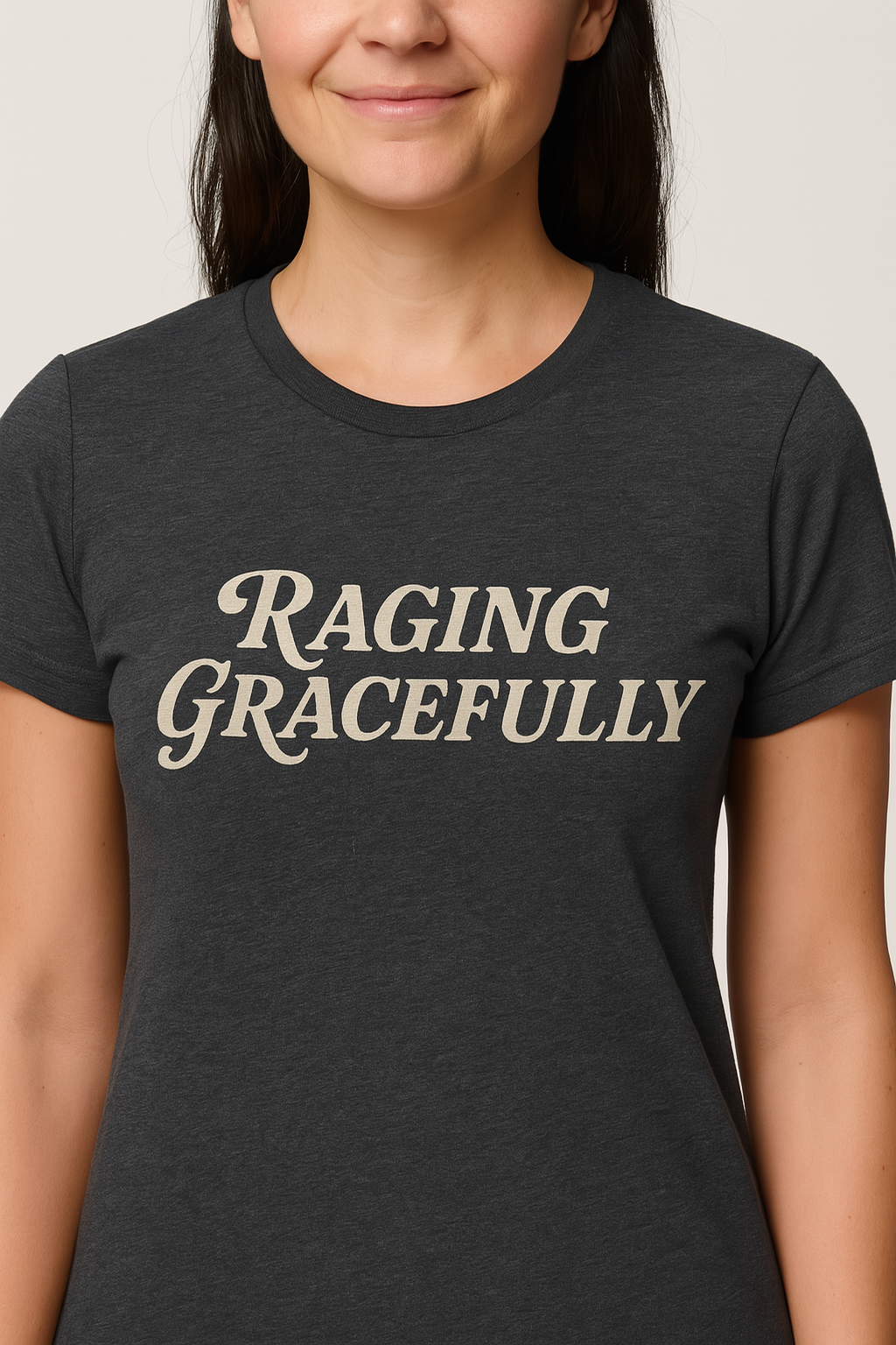 Raging Gracefully Feminist Empowerment Tee