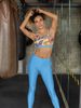 Dancing with Color Fully Lined, Padded Sports Bra