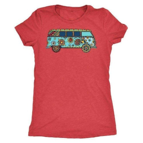 Colorful Hippie Volkswagen Van T-shirt