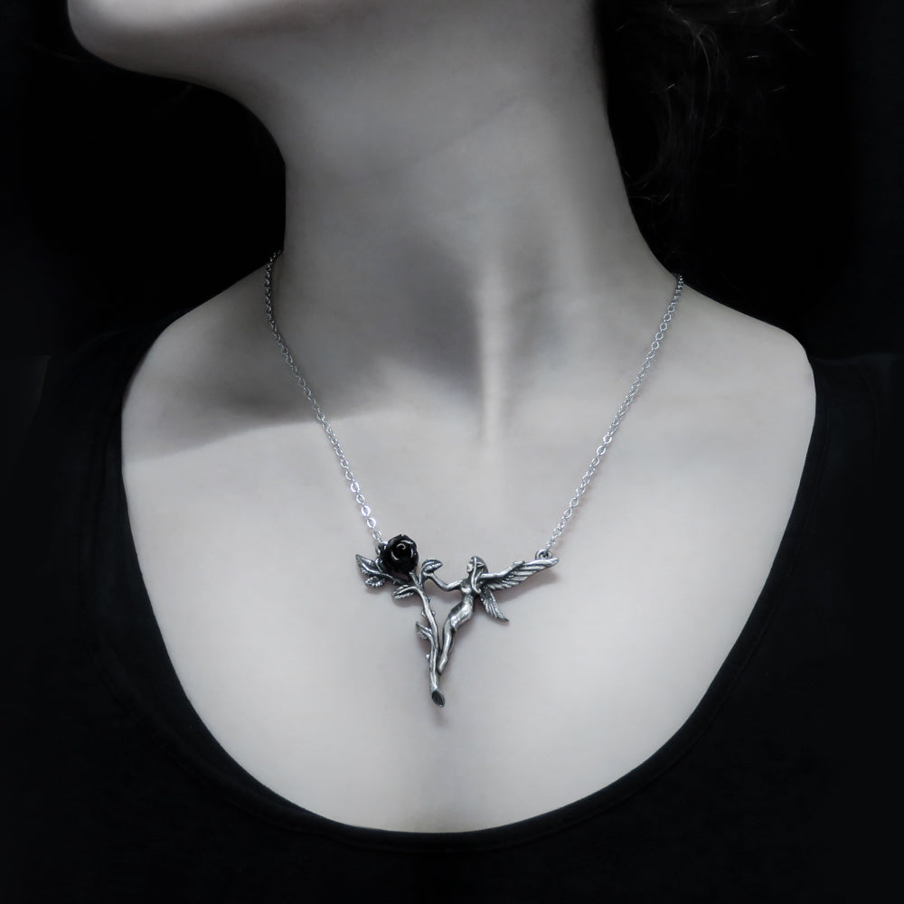 The Fairy and Rose Necklace