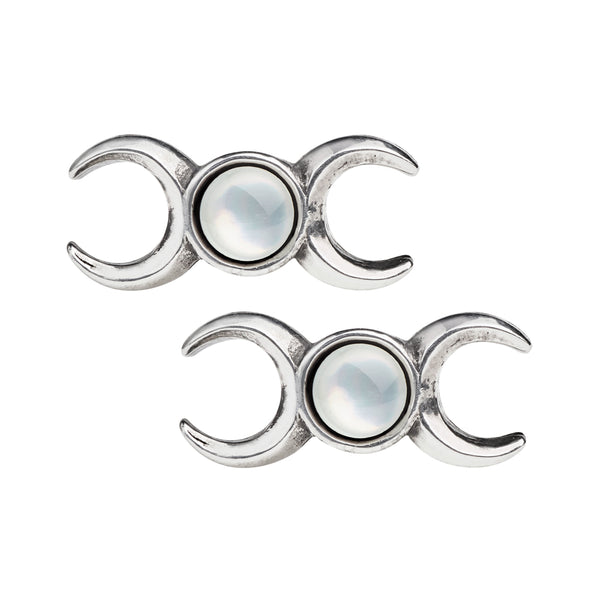 Phases of the Moon Stud Earrings