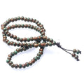 Buddhist Mala Prayer 108 Bead Meditation Necklace