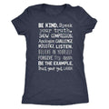 Women's Motivational Words to Live By T-shirt