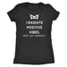 Women's Vintage Radiate Positive Vibes Superpower T-shirt