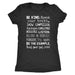 Women's Motivational Words to Live By T-shirt